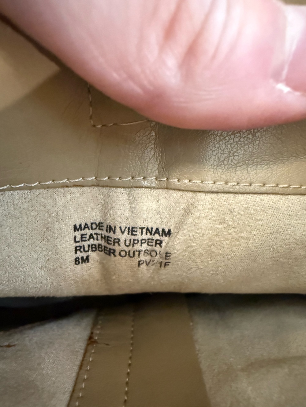 Michael Kors Evelyn Wedge Ankle Boots Beige Suede Leather Lug Sole Women’s 8M - Picture 6 of 6